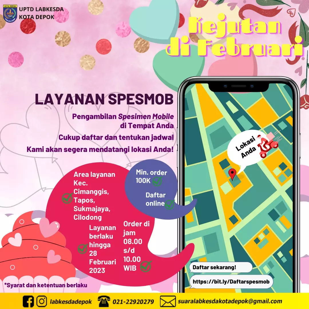 Labkesda Depok Buka Layanan Spesimen Mobile