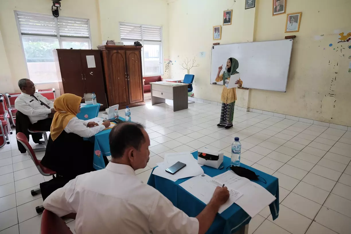 Pelajar SD Kota Depok Ikuti Lomba Baca Cerita Bocah Depok