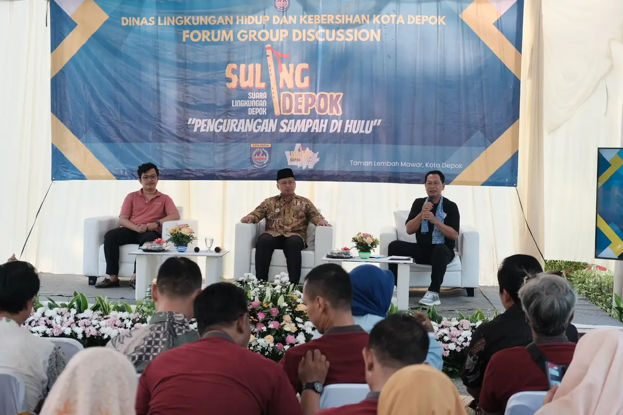 Bahas Penanganan Sampah, DLHK Gelar FGD Suling Depok