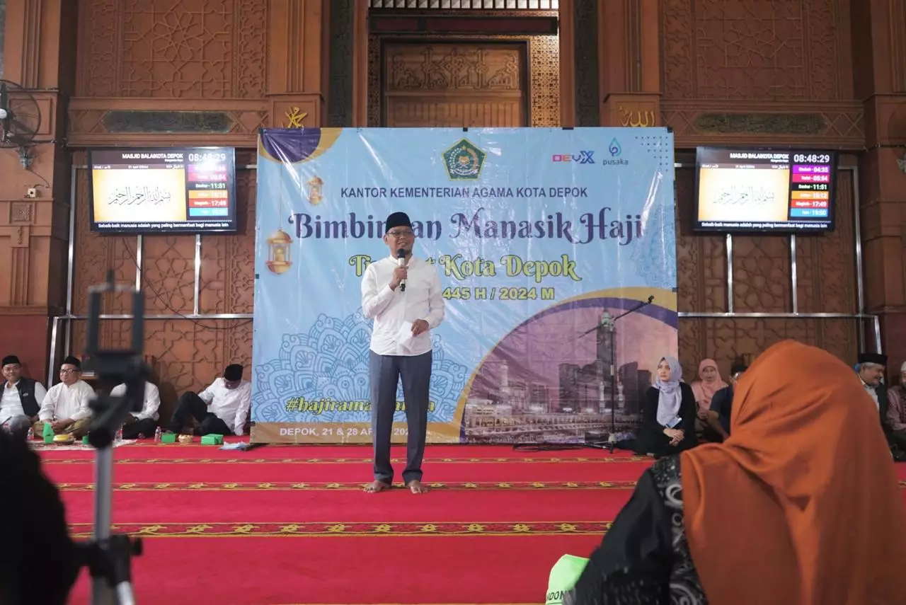 Buka Bimbingan Manasik Haji Kota Depok, Bang Imam Minta Calhaj Persiapkan Fisik