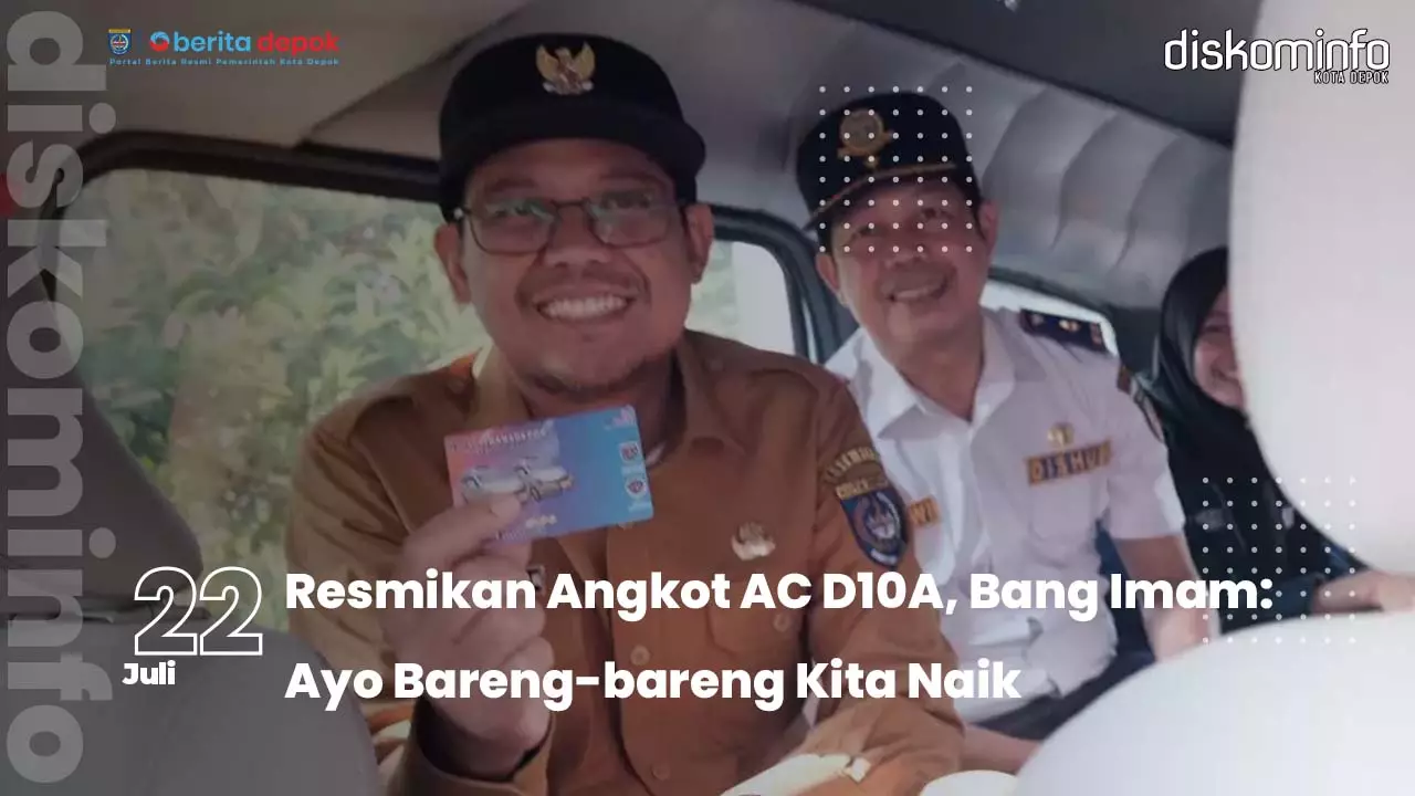 Video Berita: Resmikan Angkot AC D10A, Bang Imam: Ayo Bareng-bareng Kita Naik