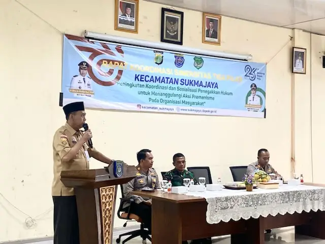 Kecamatan Sukmajaya Perkuat Sinergi Cegah Aksi Premanisme