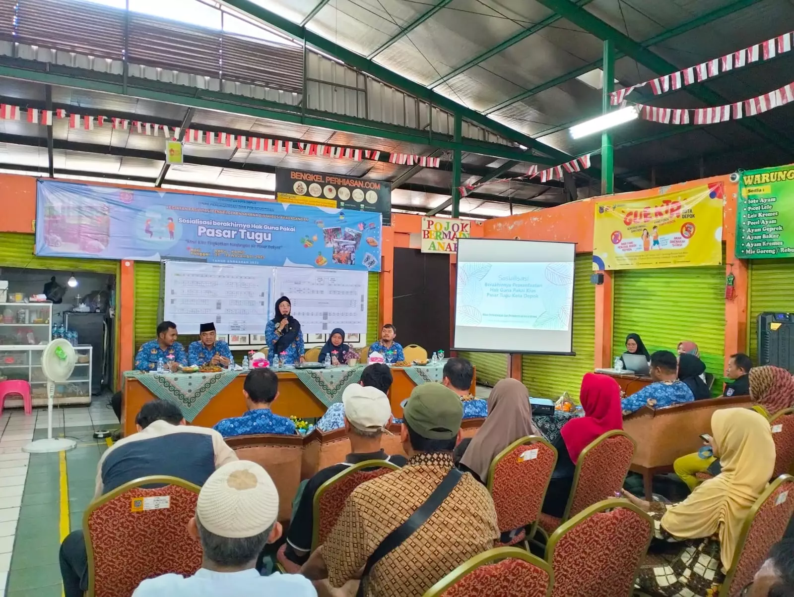 Staf Ahli SDM Harap Pedagang Pasar Tugu Patuhi Aturan Baru Pemanfaatan Kios