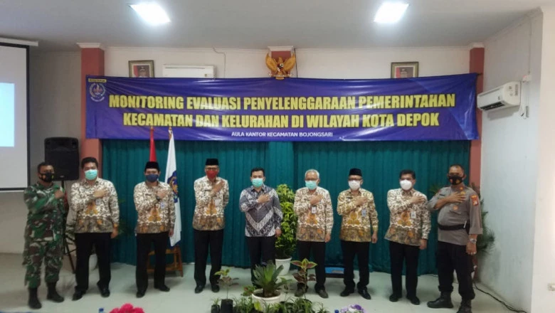 Pjs Wali Kota Depok Monitoring dan Evaluasi Kinerja Empat Kecamatan