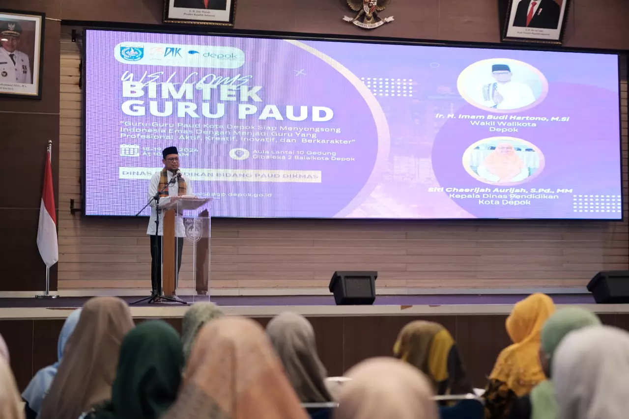 Wakil Wali Kota Hadiri Bimtek Guru PAUD se-Kota Depok