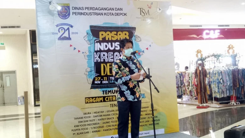 Pasar Industri Kreatif Depok Resmi Dibuka