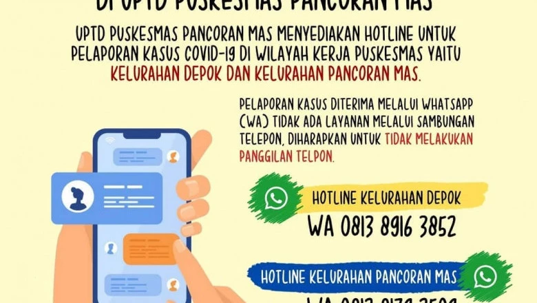 Puskesmas Panmas Buka Hotline Aduan Penanganan Covid-19