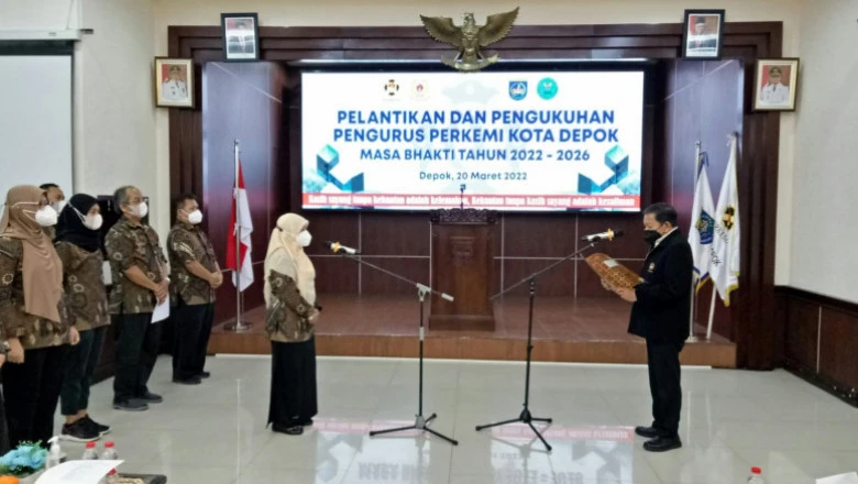 Pelantikan dan Pengukuhan Pengurus Perkemi Kota Depok Masa Bakti Tahun 2022-2026