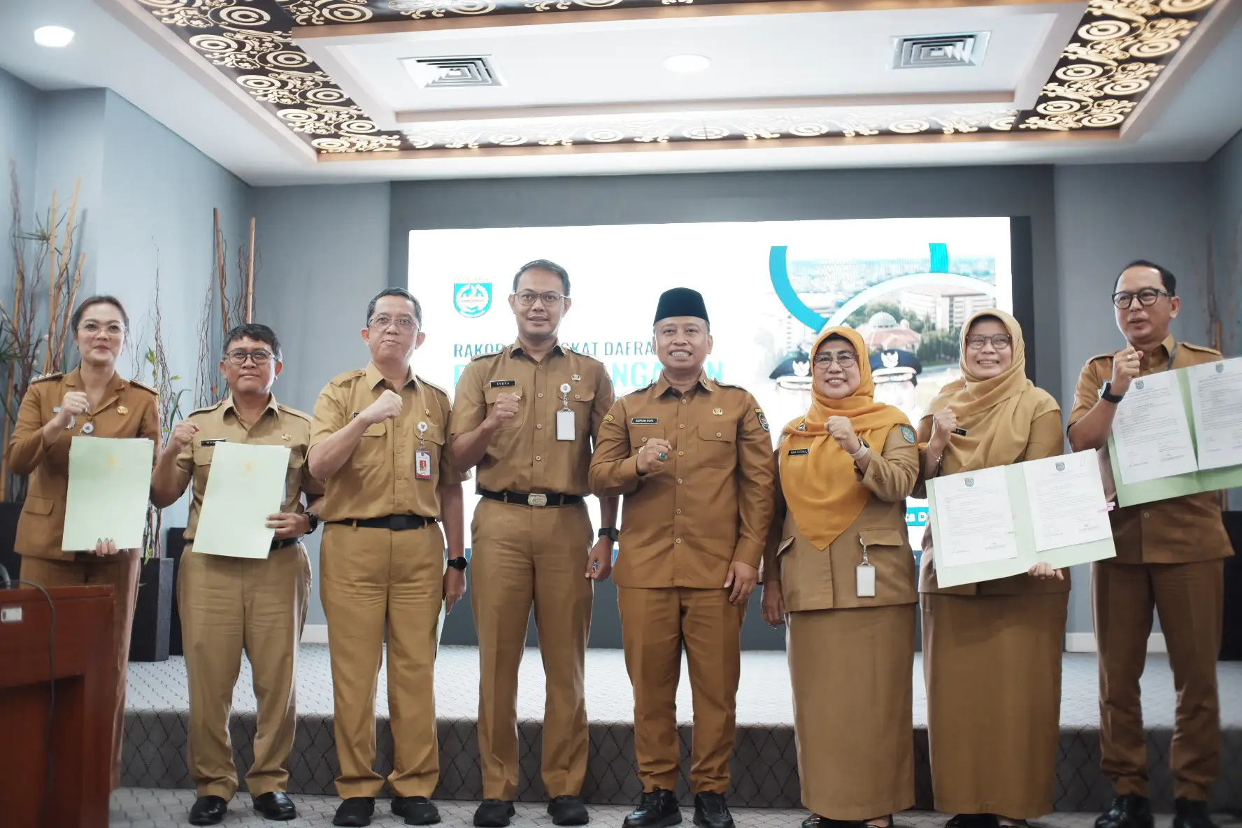 Pastikan Kinerja Terukur, Kepala Perangkat Daerah dan Camat se-Kota Depok Tandatangani PK-JPTP
