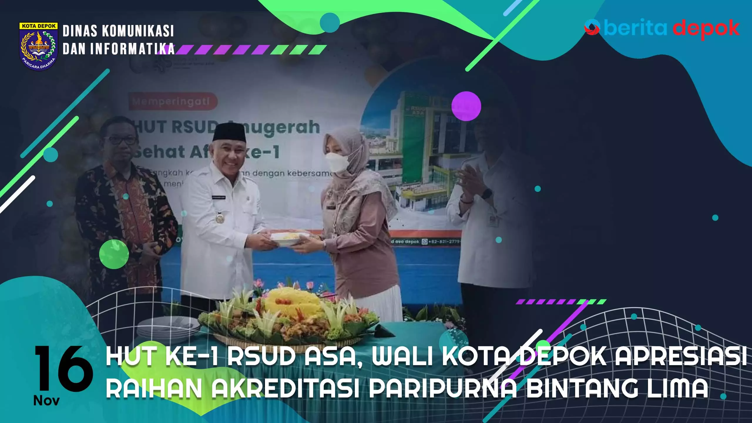 Video: HUT ke-1 RSUD ASA, Wali Kota Depok Apresiasi Raihan Akreditasi Paripurna Bintang Lima