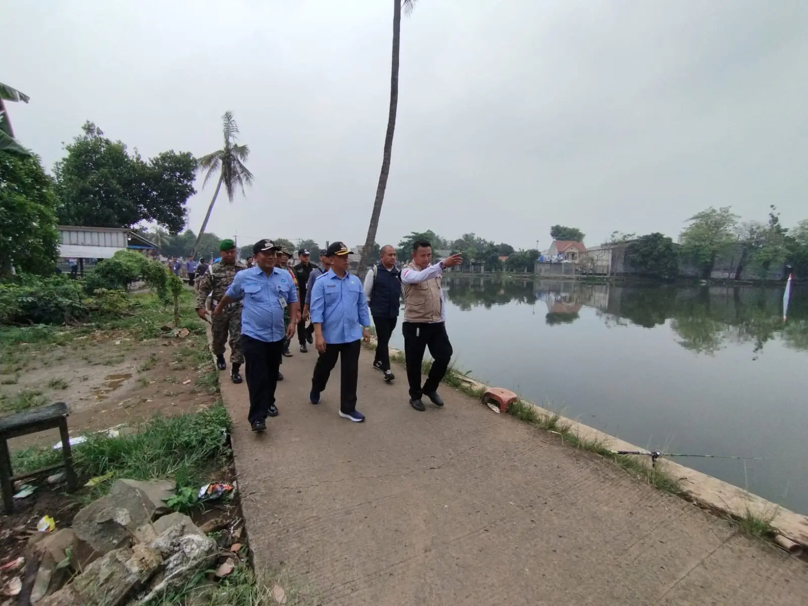 Wali Kota Depok Tinjau Kondisi Area Situ Cilodong