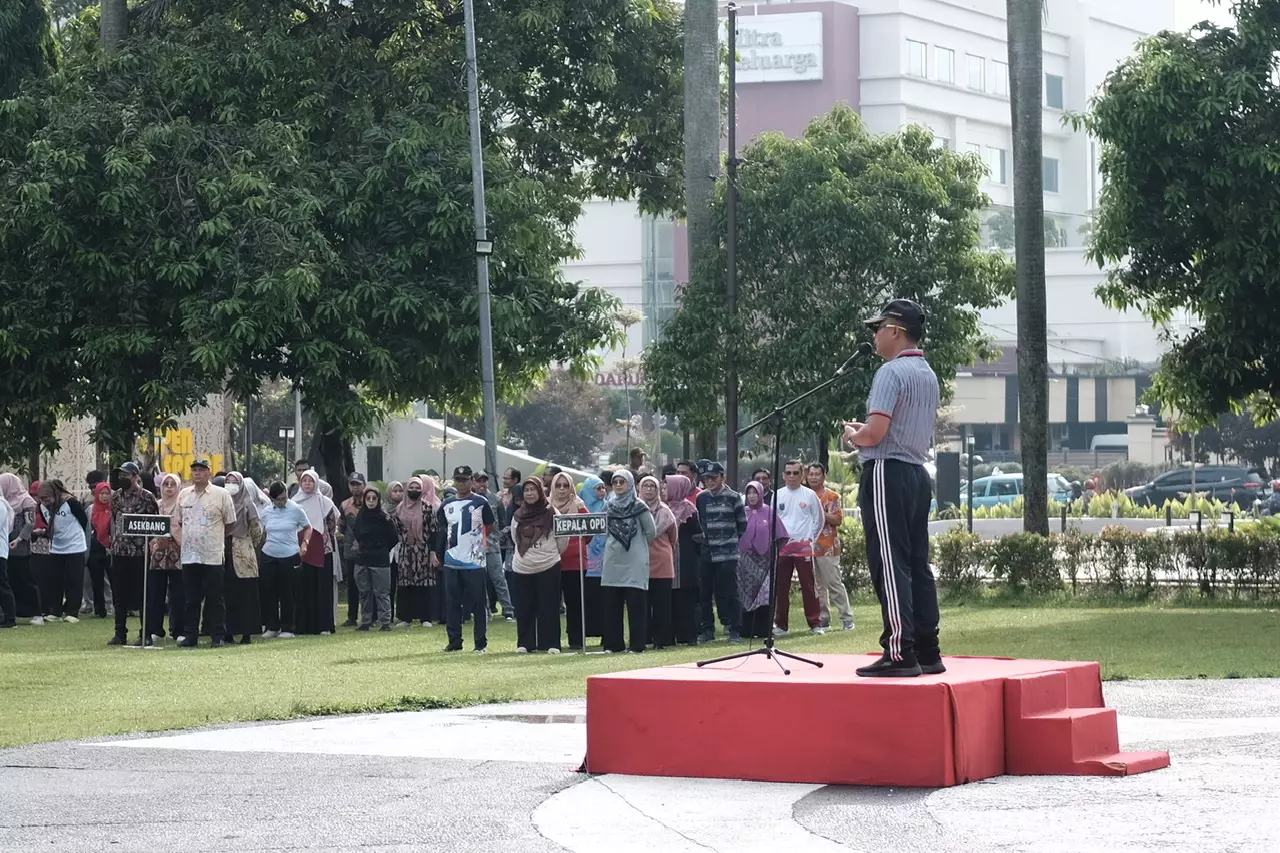 Kepala Disporyata Jadi Pembina Apel Jumat Pagi ASN Pemkot Depok