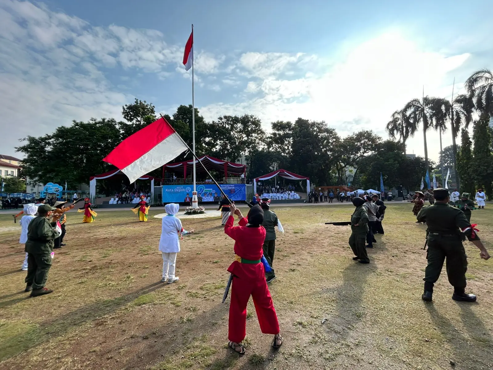 Momen HUT ke-27 Kota Depok, Opera Tole Iskandar Angkat Semangat Perjuangan