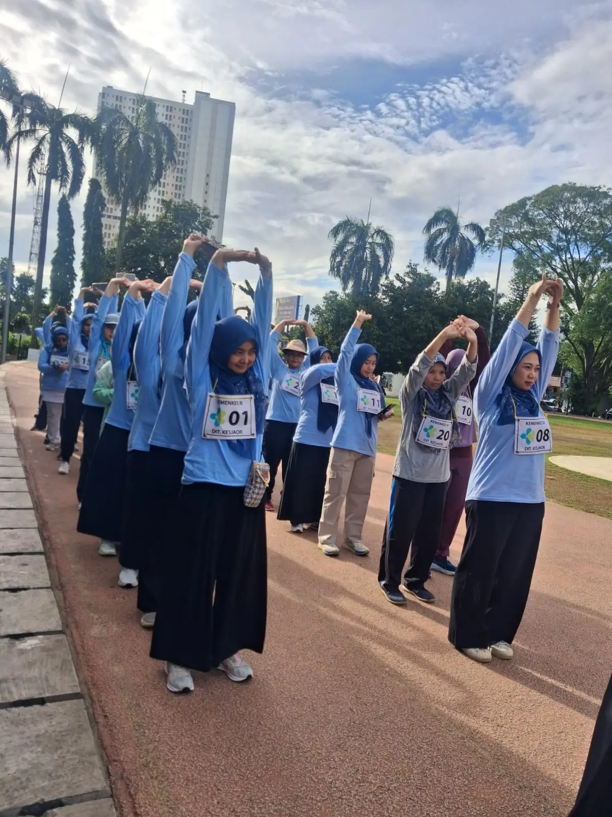 Pastikan ASN Fit Layani Warga, Dinkes Depok Gelar Tes Kebugaran Pegawai