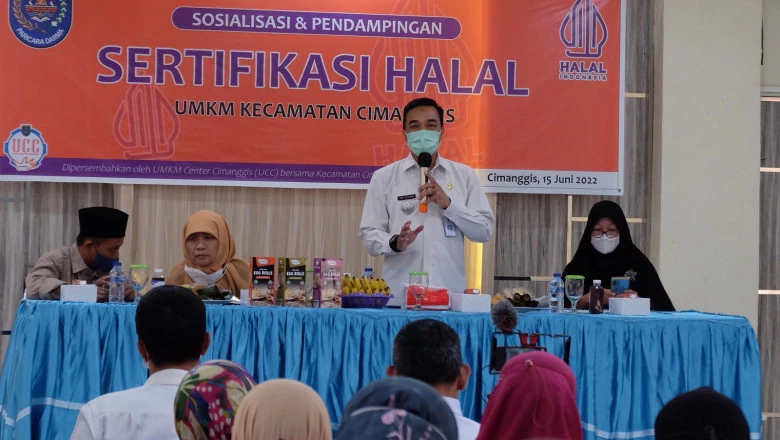 Camat Cimanggis Berharap Sosialisasi Sertifikasi Halal Bermanfaat Bagi Pelaku UMKM