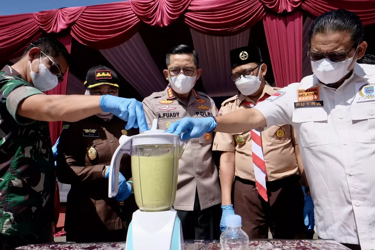 Pemusnahan Barang Bukti Narkotika, Obat Terlarang, dan Miras oleh Polres Metro Depok