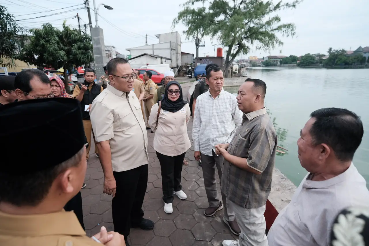 Kunker ke Depok, Komisi I DPRD Jabar Tinjau Situ Rawa Besar