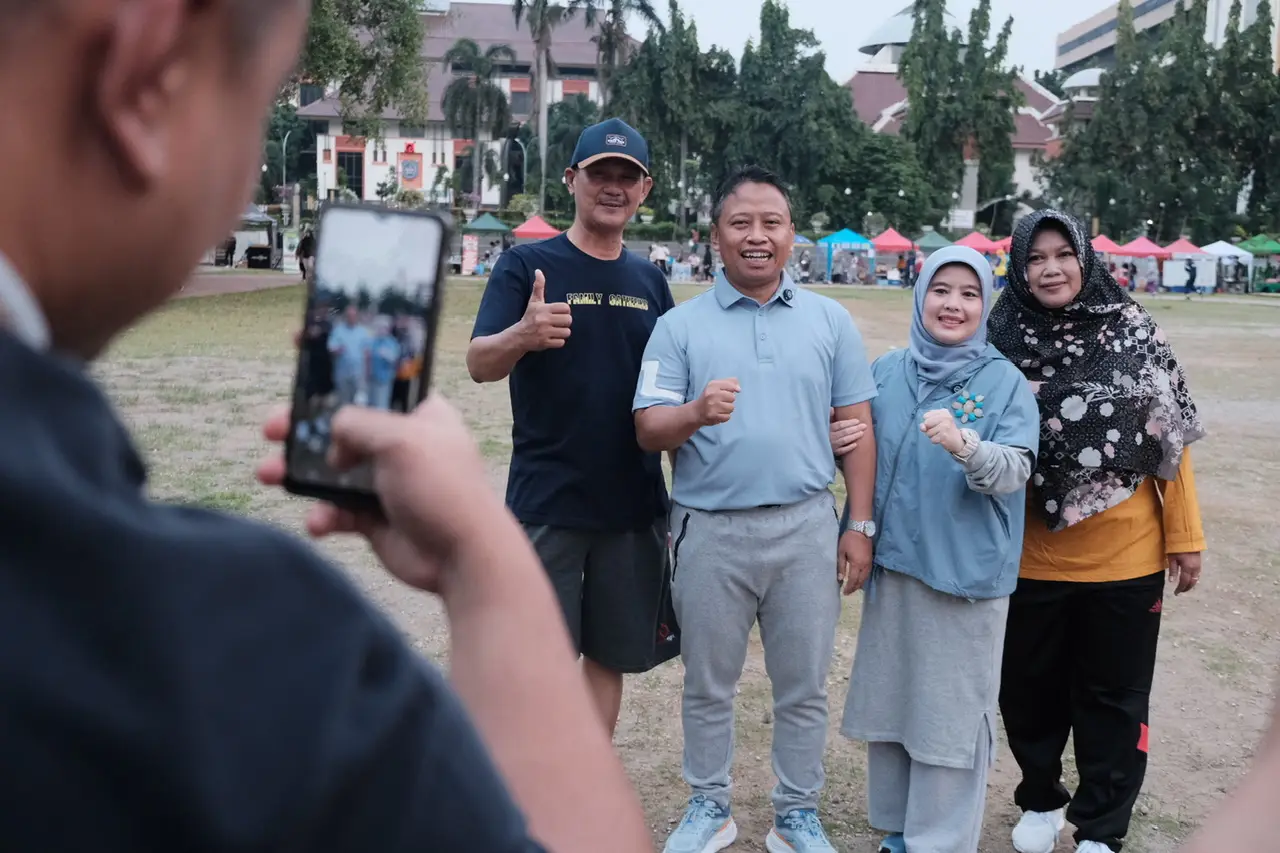 Momen DCFD, Wali Kota Depok Sapa Warga di Depok Open Space