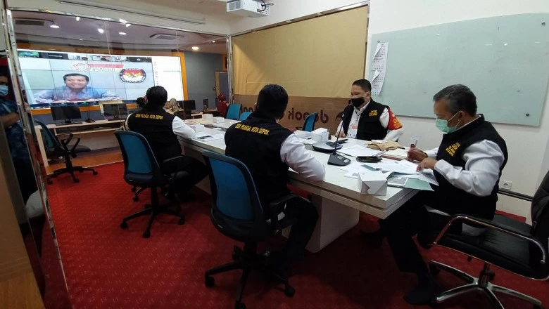 Rapat Virtual Desk Pilkada Pemkot Bersama KPU Kota Depok