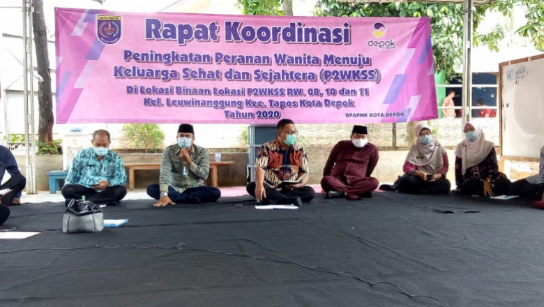 Pembangunan Fisik P2WKSS Leuwinanggung Hampir Rampung
