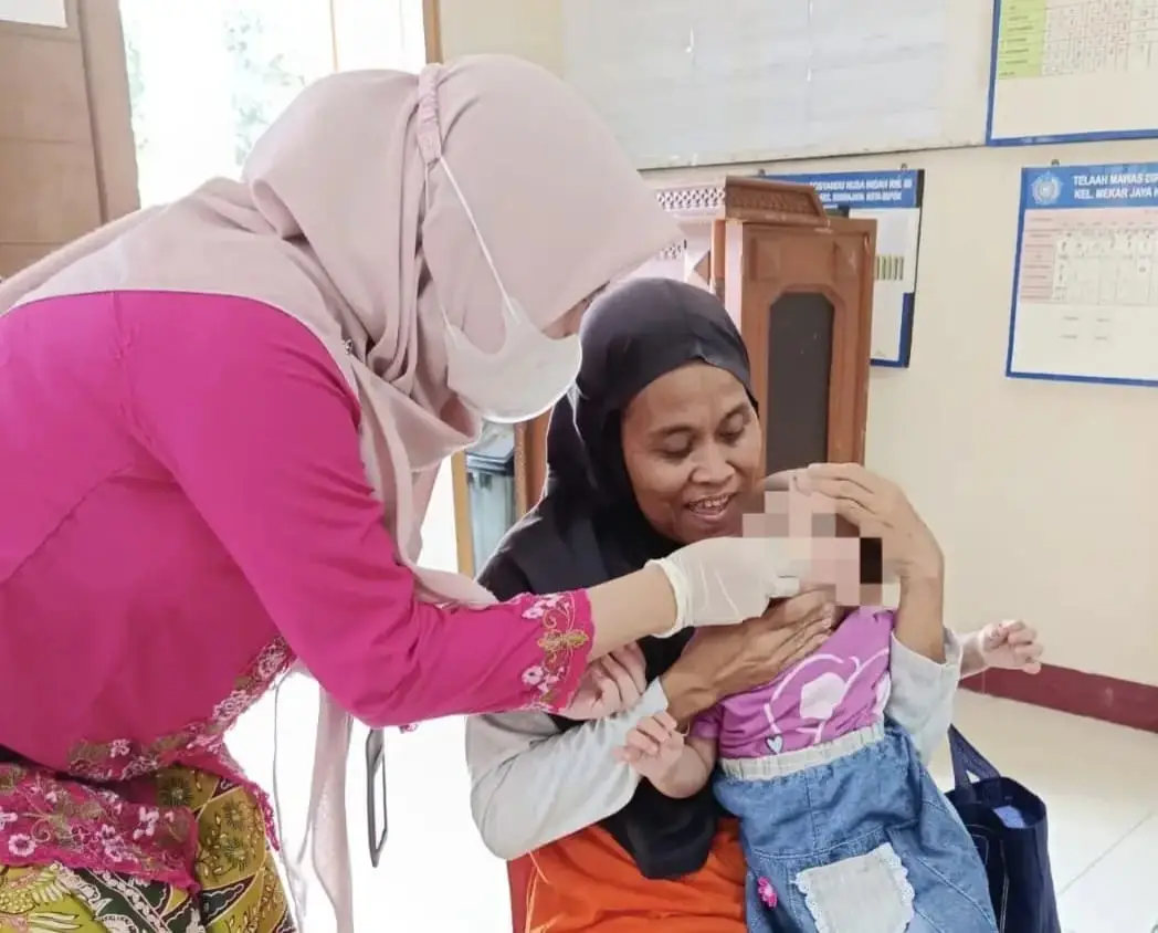 2.384 Balita Jadi Sasaran Pemberian Vitamin A di Puskesmas Sukmajaya