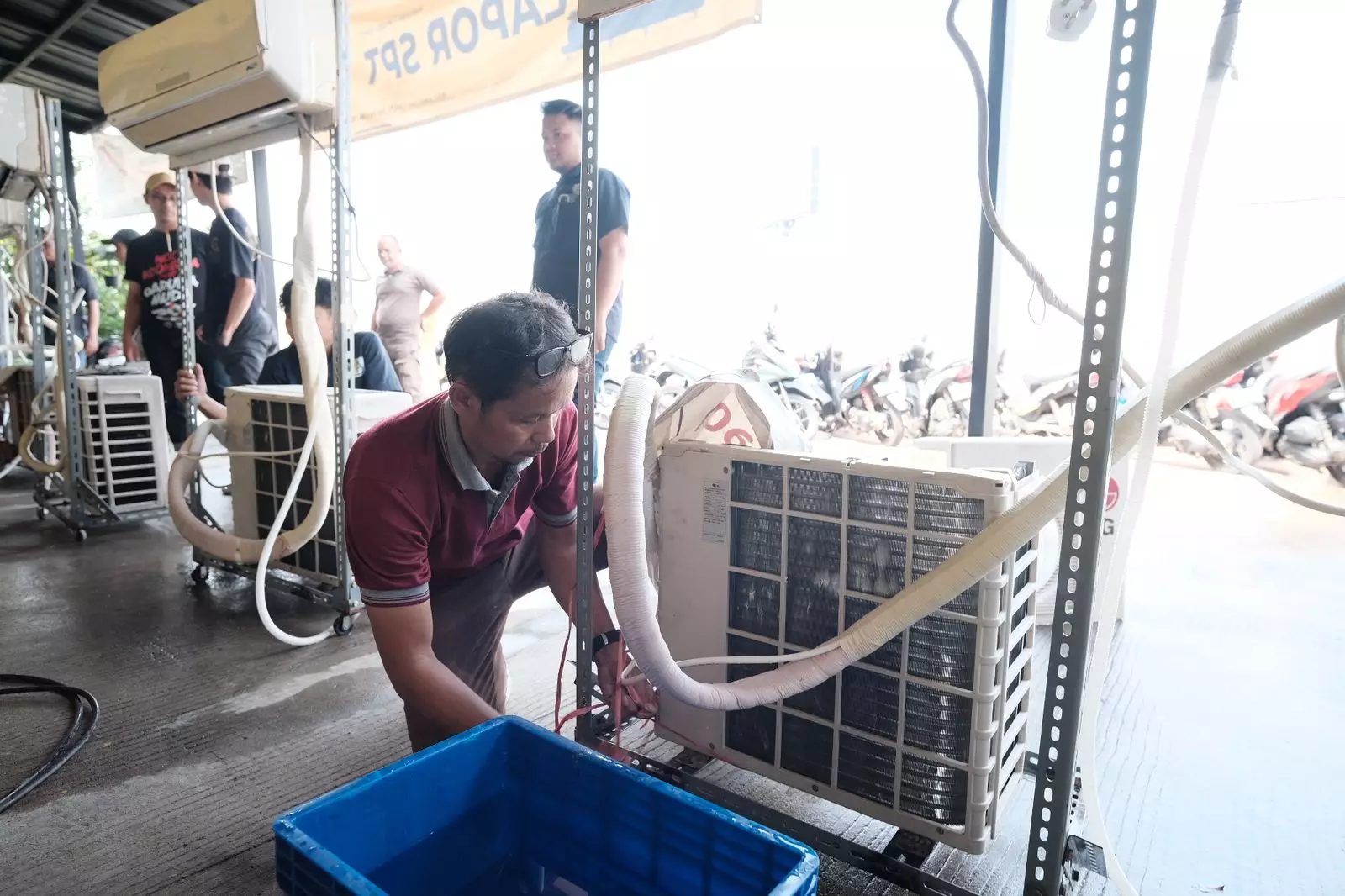 Tuai Respon Positif, Pelatihan Service AC oleh Kelurahan Pangkalan Jati Baru Diharapkan Berlanjut