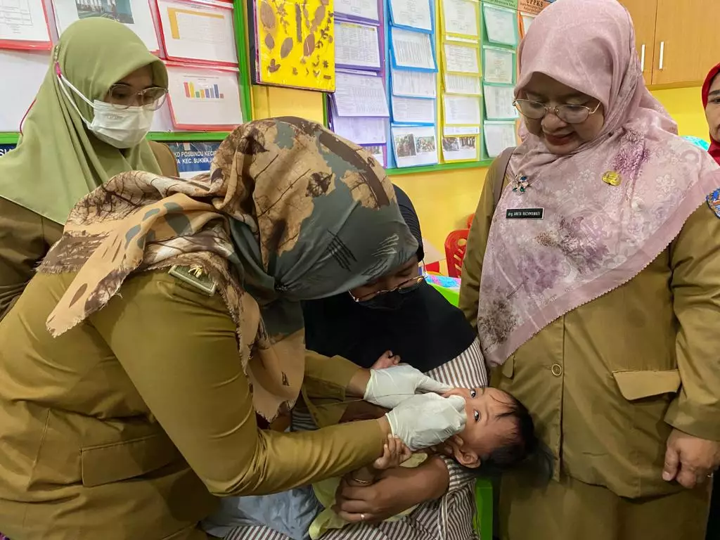 Lurah Mekarjaya Apresiasi Semangat Warganya Ikuti Sub PIN Polio