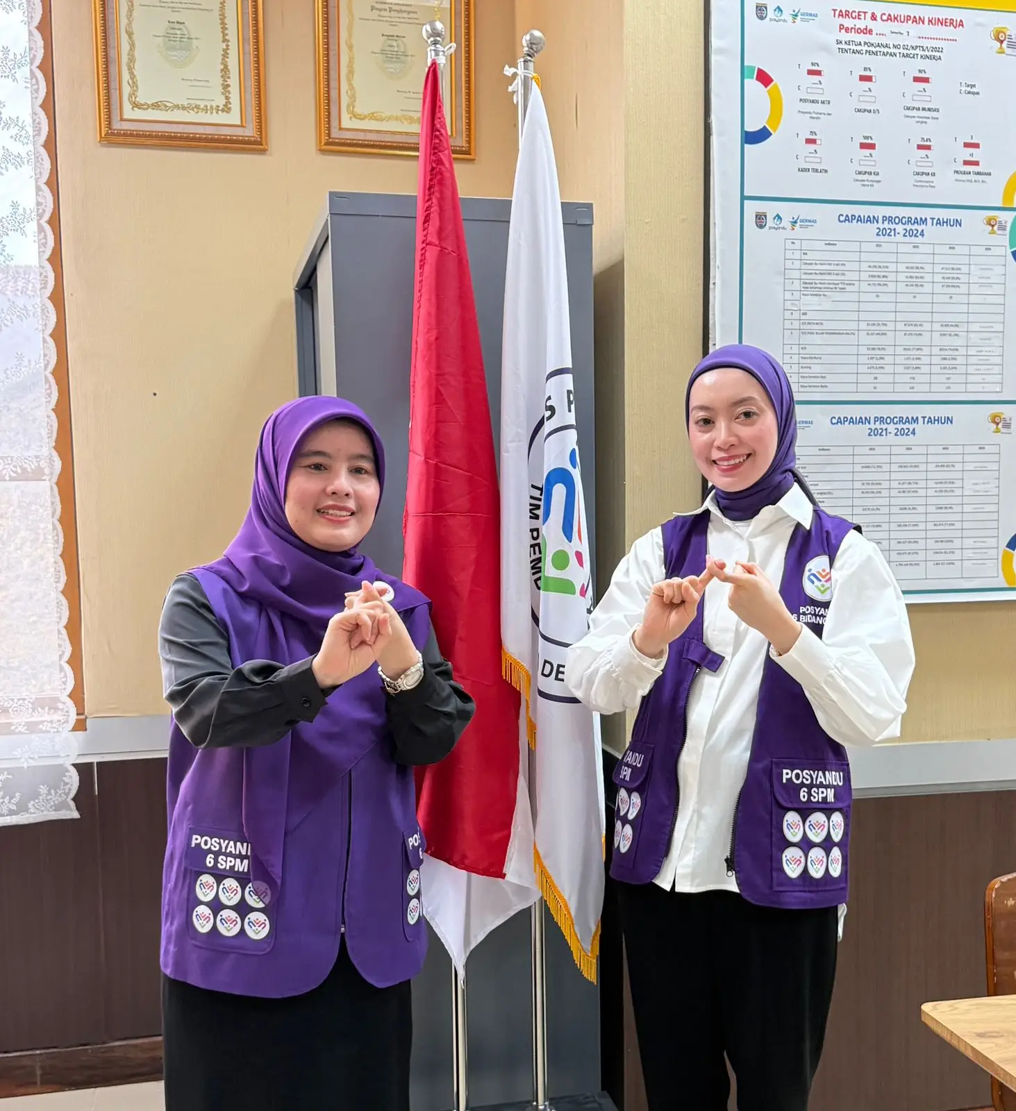 Cing Ikah Sambut Hangat Kunjungan TP Posyandu Palangka Raya, Pererat Silaturahmi