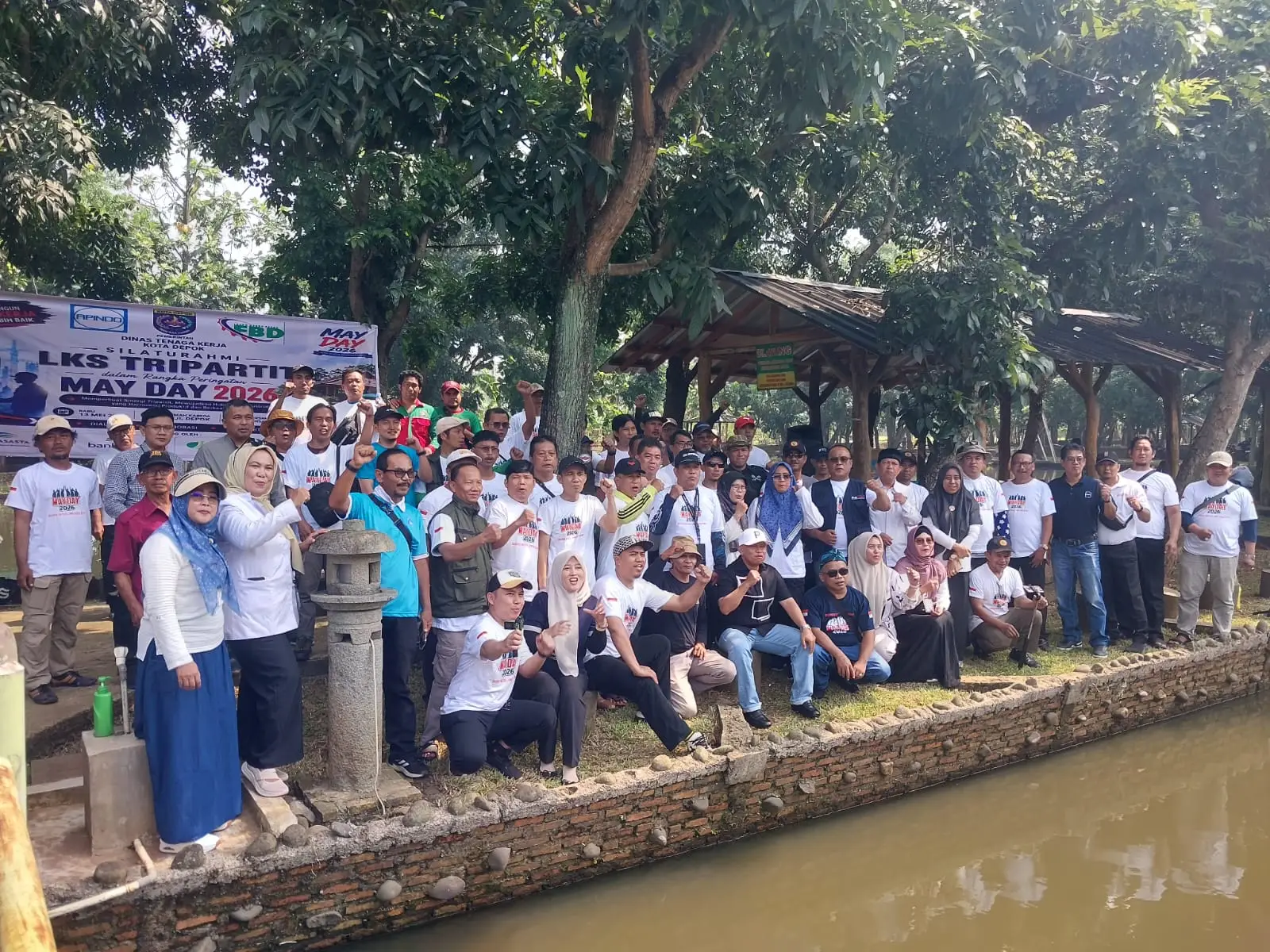 Perkuat Sinergi Tripartit, Wali Kota Depok Ajak Buruh dan Pengusaha Mancing Bersama