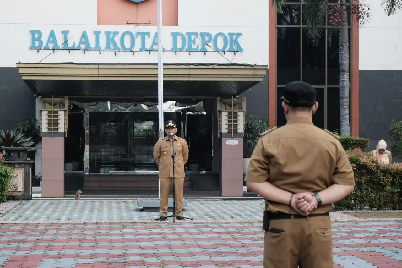 Pimpin Apel Pagi ASN, Wali Kota Depok Tekankan Semangat Pengabdian
