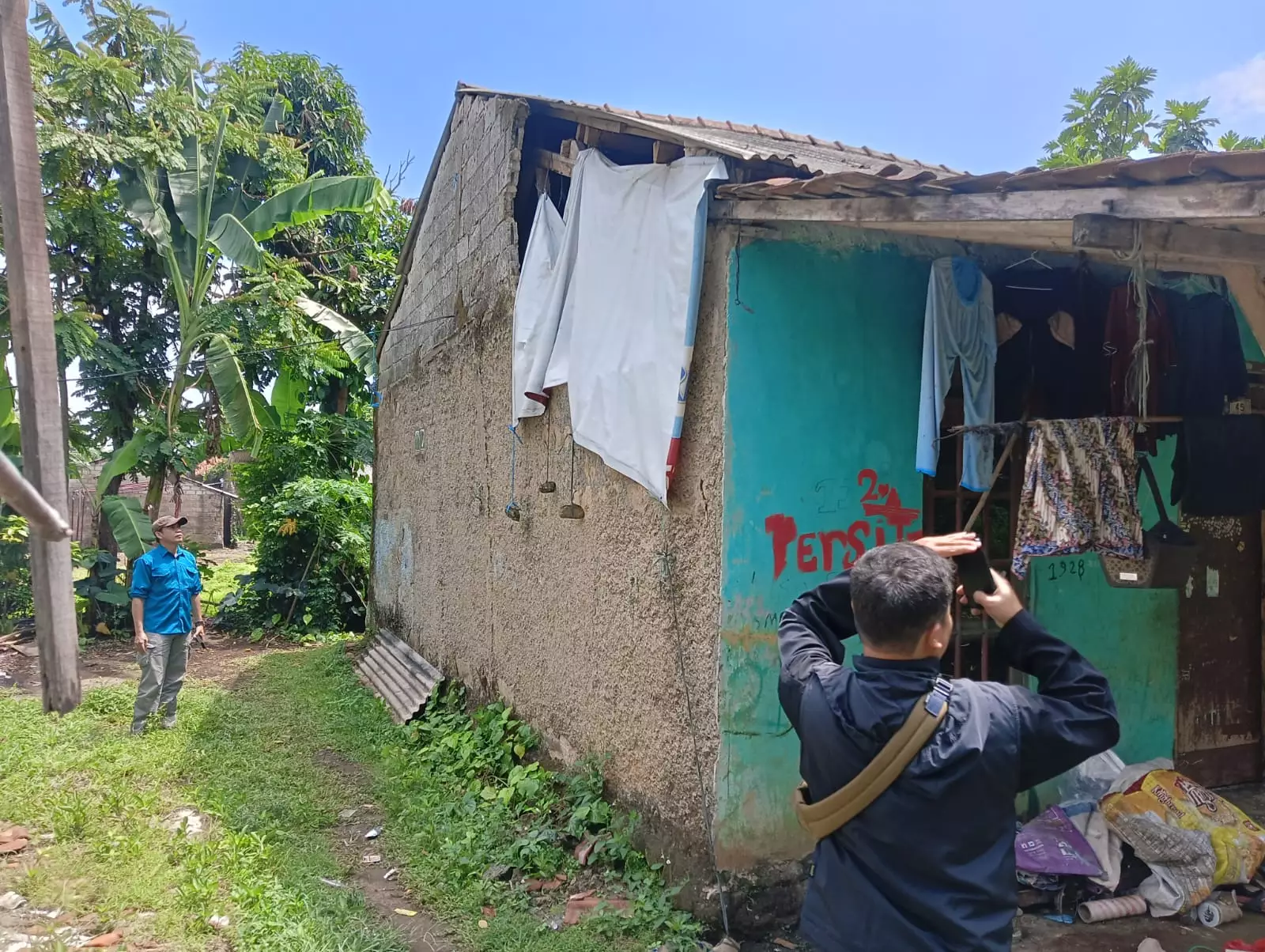 Tiga Rumah Roboh di Cipayung Jaya Diajukan Terima BTT