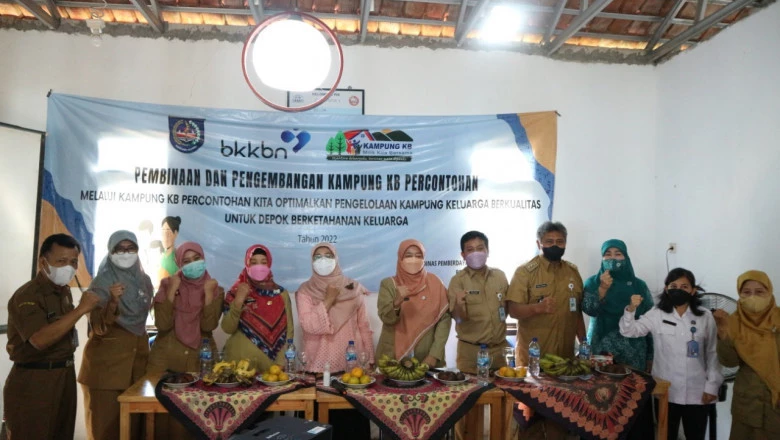 Jadi Lokasi Percontohan, Pokja Kampung KB RW 04 Cilodong Diberi Pembinaan