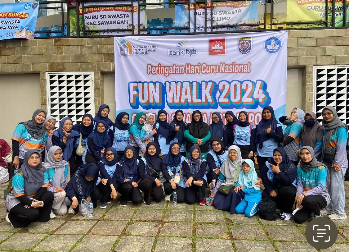 Dilepas Kepala Disdik, Fun Walk Peringatan HGN 2024 Diikuti 1.200 Peserta