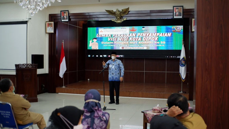 Lomba Peragaan Penyampaian Visi Misi Kota Depok