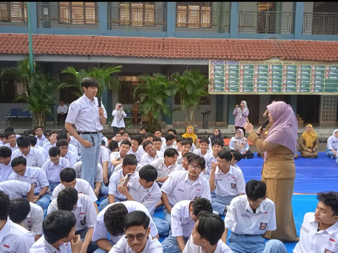 Diskominfo Sosialisasikan Bahaya Judi Online ke Pelajar SMAN 3 Depok