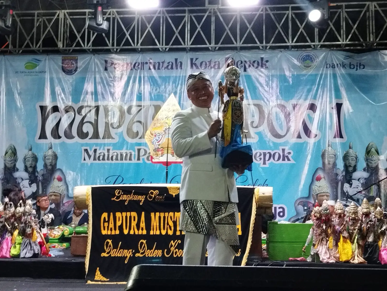 Pagelaran Wayang Golek Meriahkan Mapay Depok 1, Supian Suri: Tekat Kita Terus Lestarikan Budaya Lokal