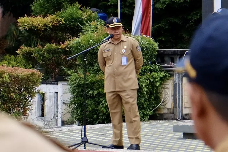 Sekda Depok Jadi Pembina Apel Pagi ASN