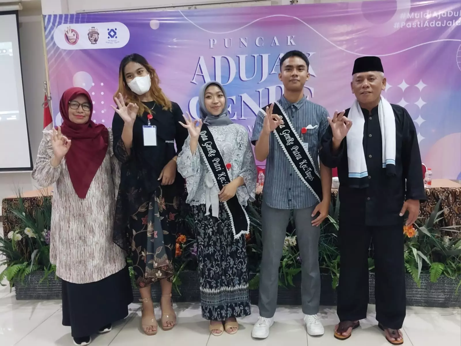 Nadia dan Erlangga Terpilih Jadi Duta GenRe Kecamatan Tapos 2023