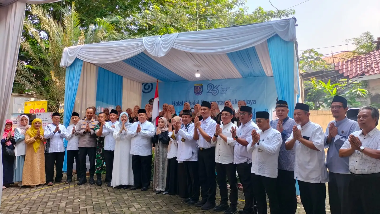 Halalbihalal Kecamatan Sukmajaya, Momentum Perkuat Silaturahmi dan Sinergi Bersama