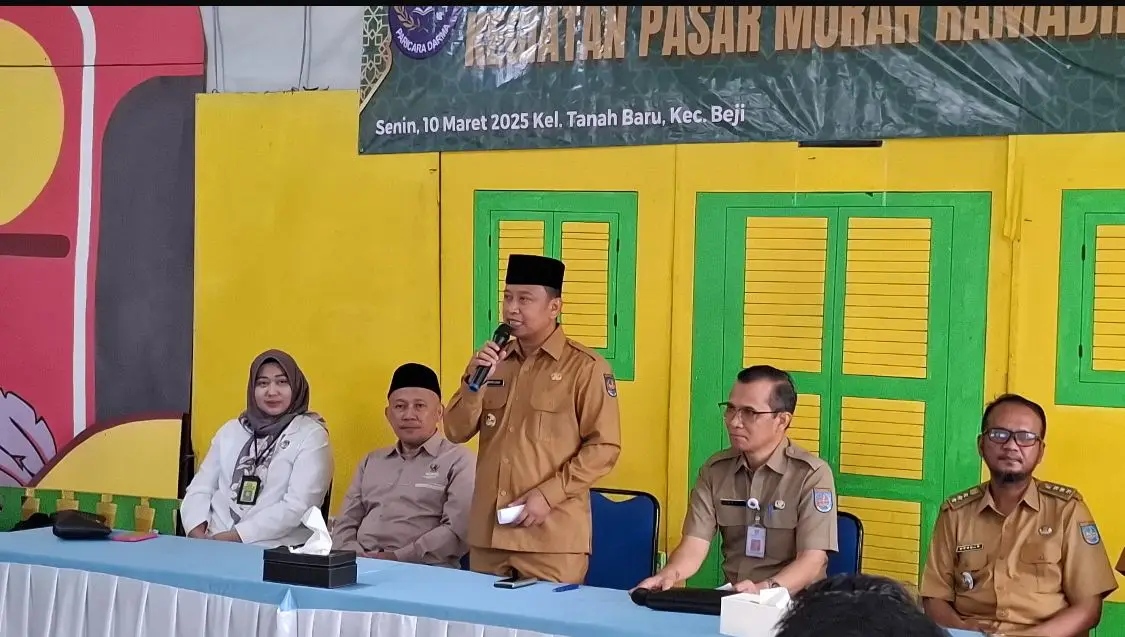 Kendalikan Inflasi, Wali Kota Depok Buka Pasar Murah Ramadan di Tanah Baru