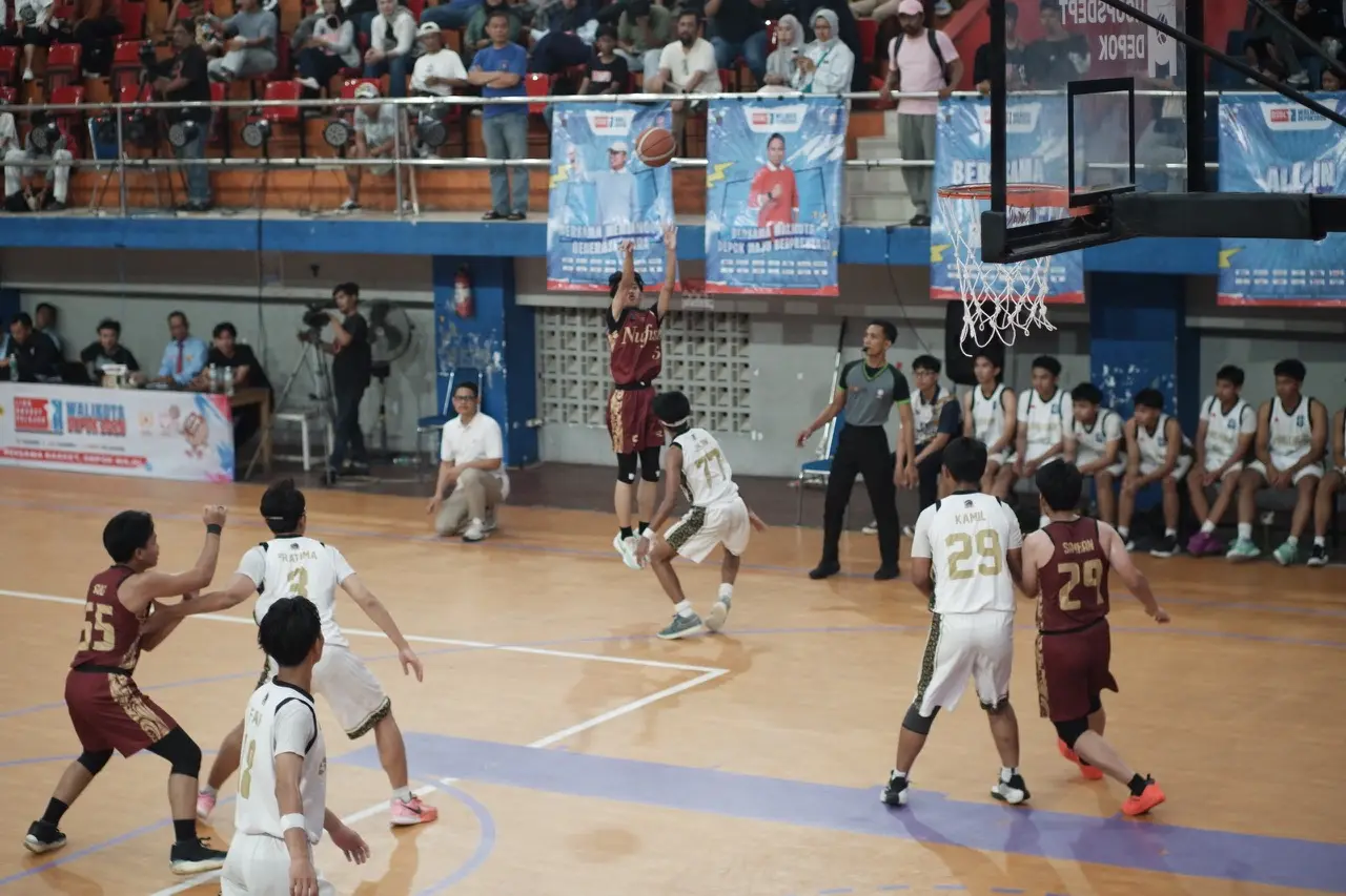 Lewat Laga Dramatis, SMAIT Nurul Fikri Raih Juara Liga Basket Pelajar Piala Wali Kota Depok 2026
