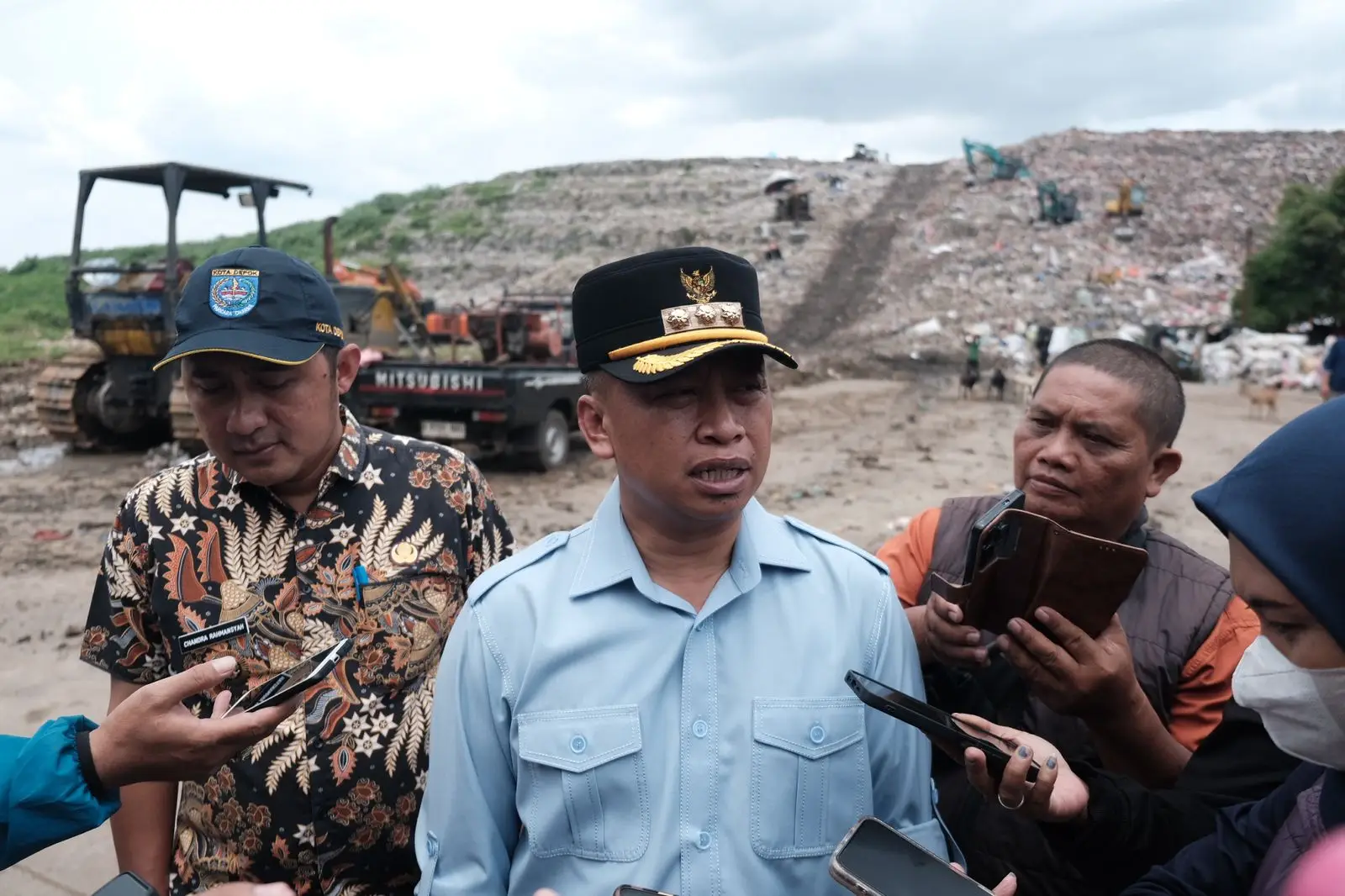 Antisipasi Lonjakan Sampah Saat Lebaran, Supian Suri Tinjau TPA Cipayung dan 28 UPS