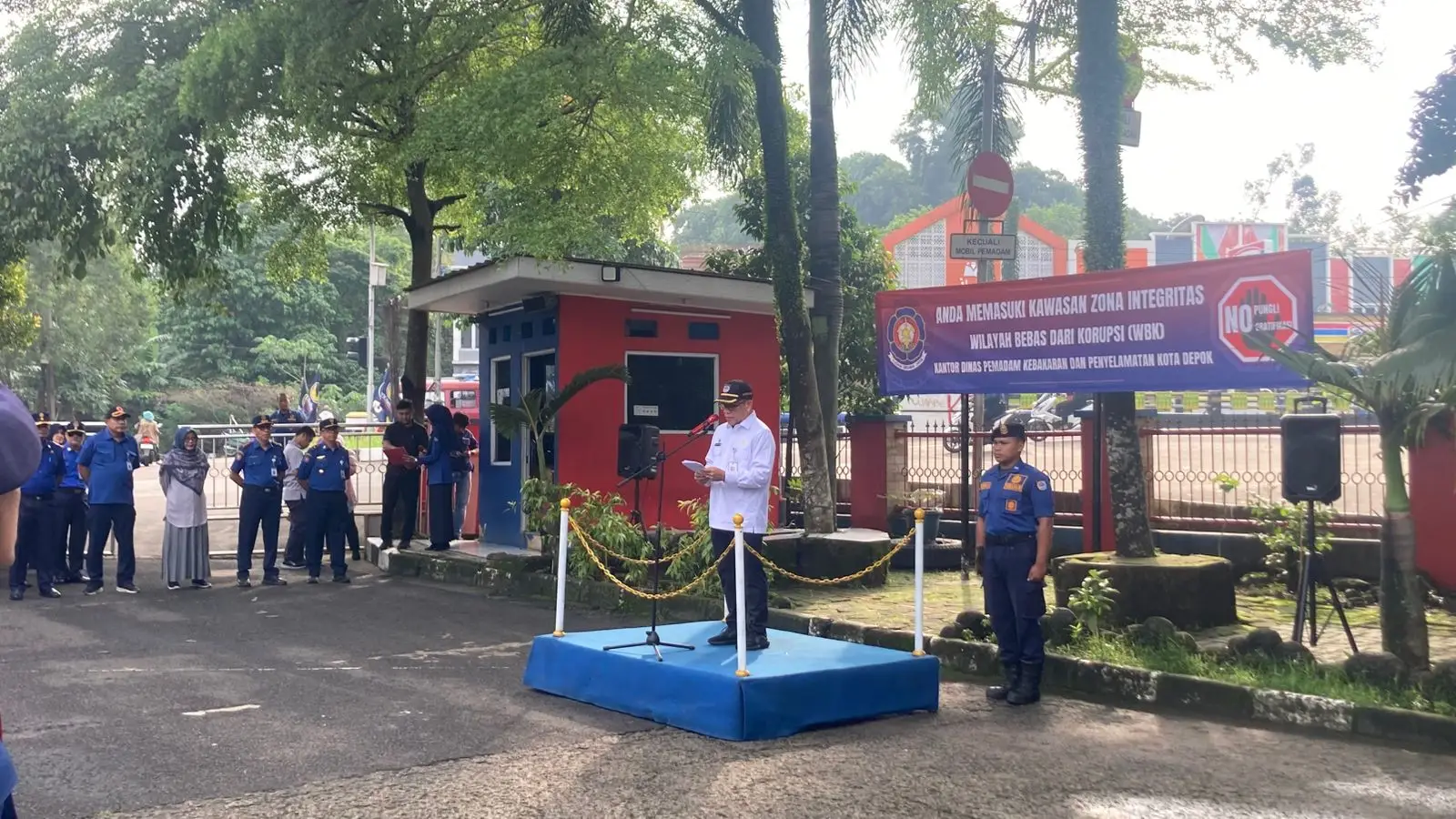 Damkar Depok Resmi Canangkan Zona Integritas