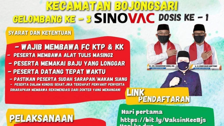 Gebyar Vaksinasi Covid-19 Tahap Tiga, Kecamatan Bojongsari Targetkan 3.000 Orang Tervaksin