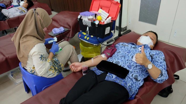 Donor Darah Dalam Rangka HUT KORPRI Ke-50 Tingkat Kota Depok