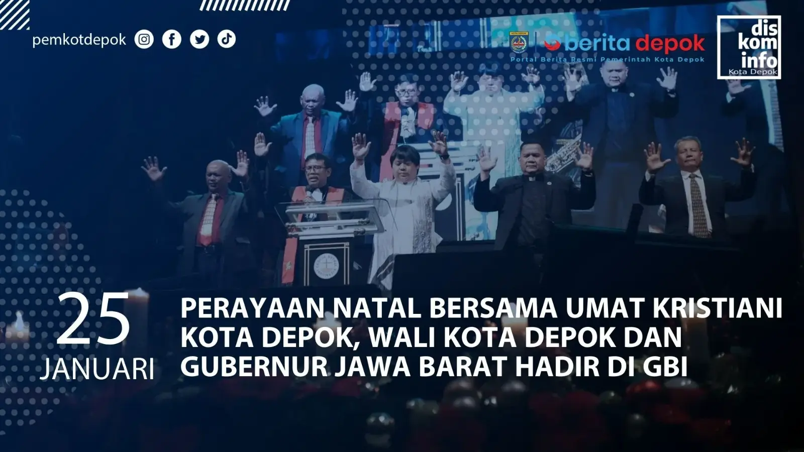 PERAYAAN NATAL UMAT KRISTIANI DI KOTA DEPOK