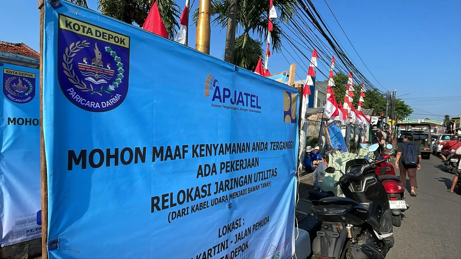 PT Pragata dan Apjatel Optimistis Relokasi Kabel Udara di Jalan Kartini–Pemuda Tepat Waktu