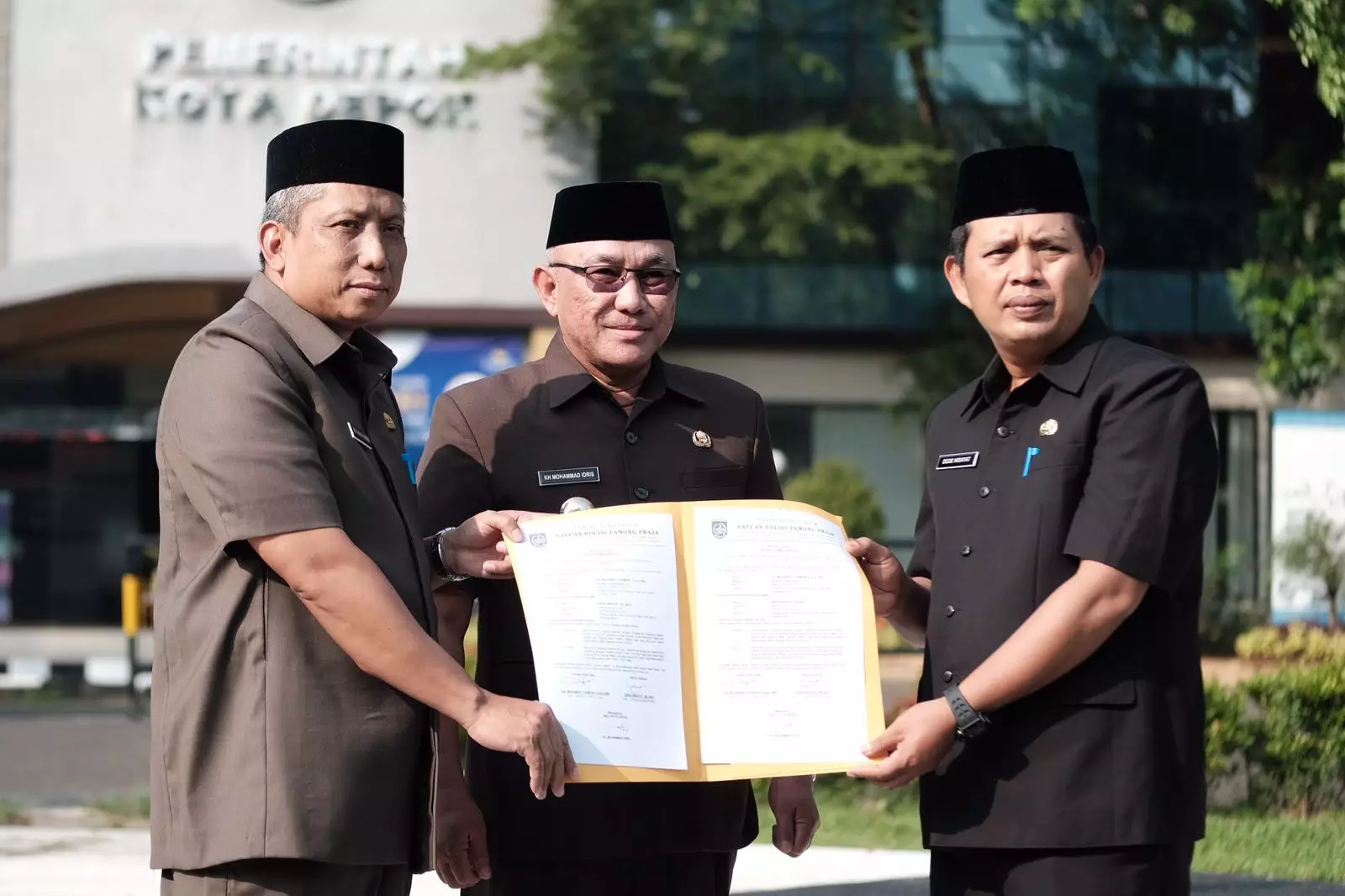 Pimpin Sertijab Kasatpol PP, Ini Pesan Wali Kota Depok