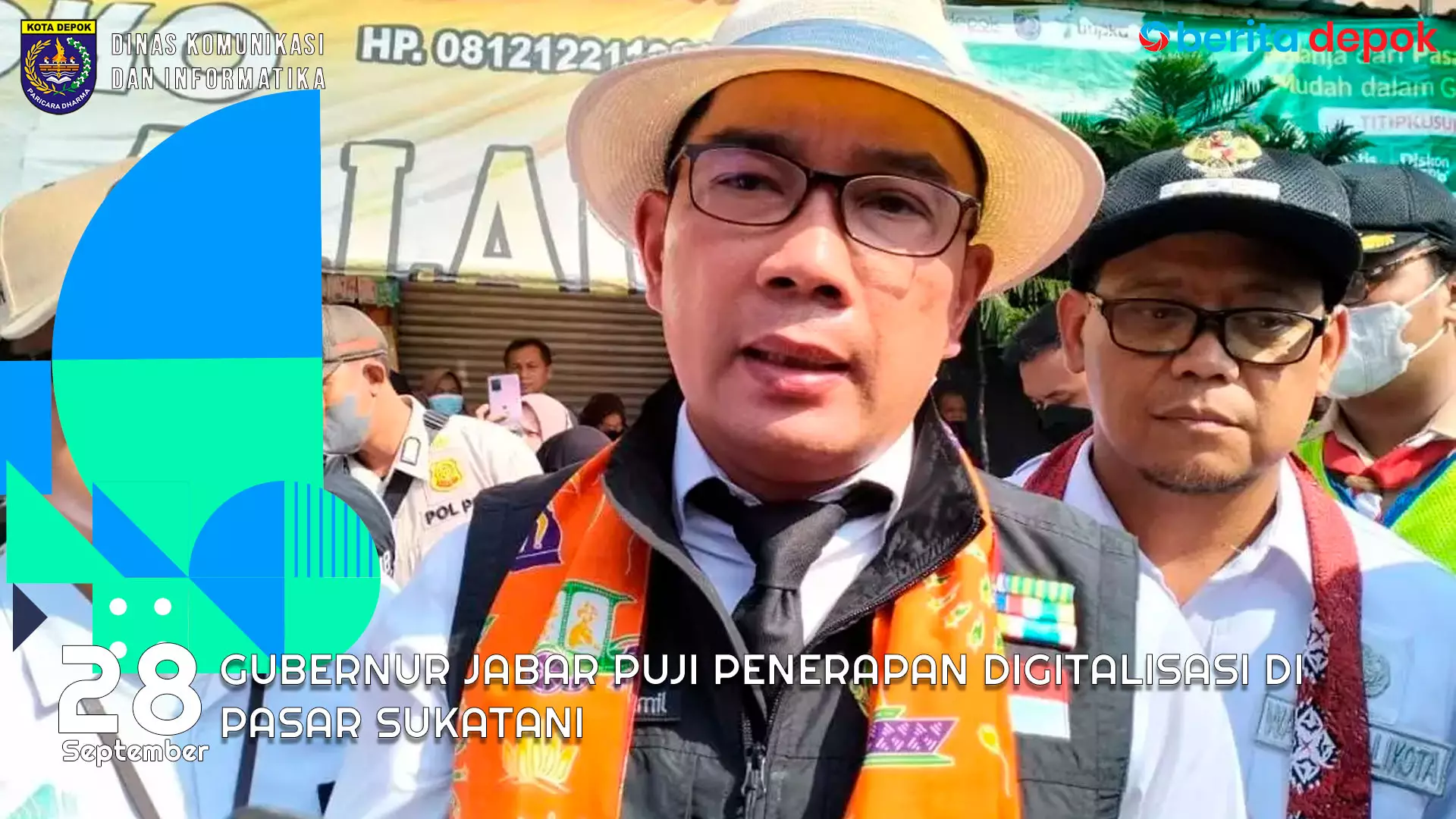 Video: Gubernur Jabar Puji Penerapan Digitalisasi di Pasar Sukatani