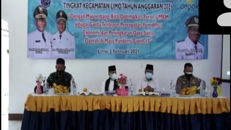  Musrenbang 2021, Kecamatan Limo Fokus Pengembangan Ekonomi melalui Pemberdayaan UMKM